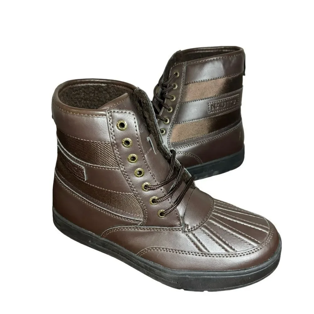 Men’s nautica winter snow boots size 9 brown
